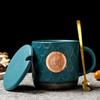 Tea Xun Ceramic Mug Set with Lid and Spoon