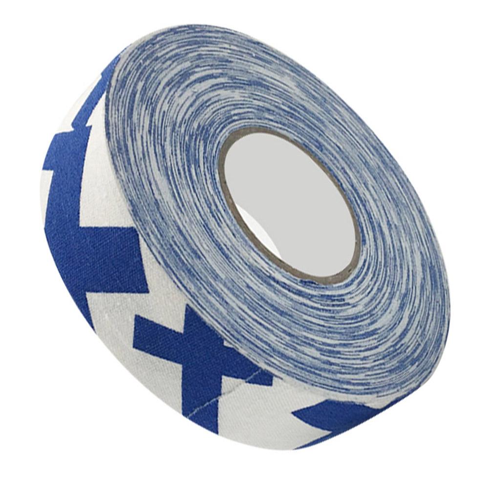 2.5cmx25m Hockey Protective Tape Sport Badminton Pole Pads Hockey Stick Tapes Blue Plus Sign