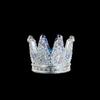 1/2Pcs Exquisite Crown Candle Holders Glass , Creative Candlestick Stand  Home Decor