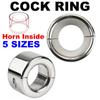 304 Stainless Steel Trumpet Scrotum Pendant Scrotal Restraint Penile Stretcher Penis Pendent Lock Ring Adult Men Sex Toys