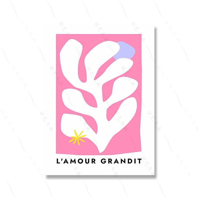 Розовый Матисс Баухаус Цветочный рынок картина маслом без рамки Галерея Пикассо настенное искусство холст печать плакатов картина Декор в гостиную