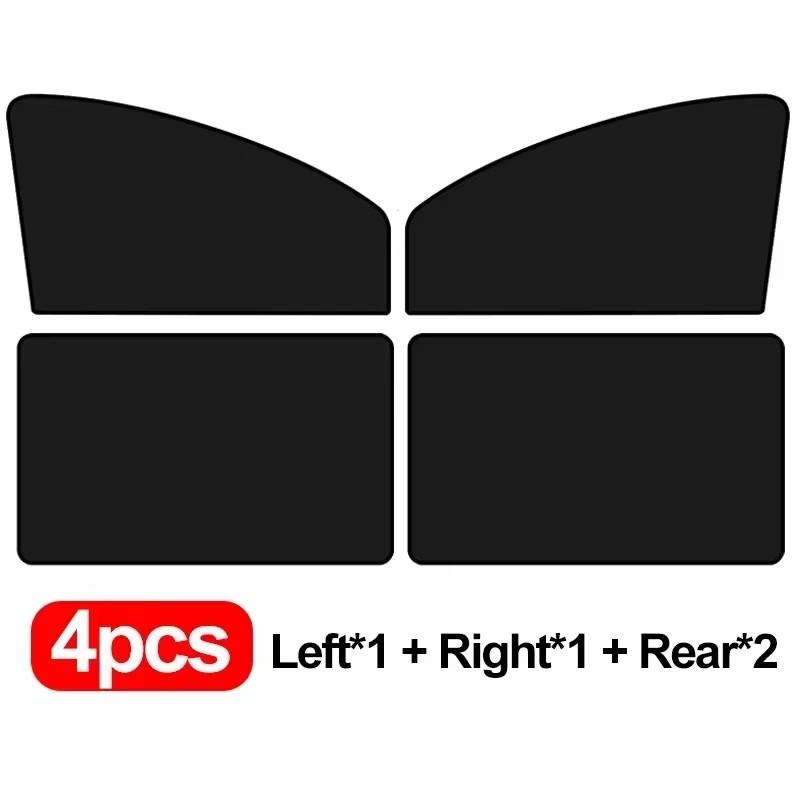 Magnetic Car Sunshade UV Protection Curtains Sun Shield Cover Double Sides Auto Window Sun shade Protector Cover  Accessories
