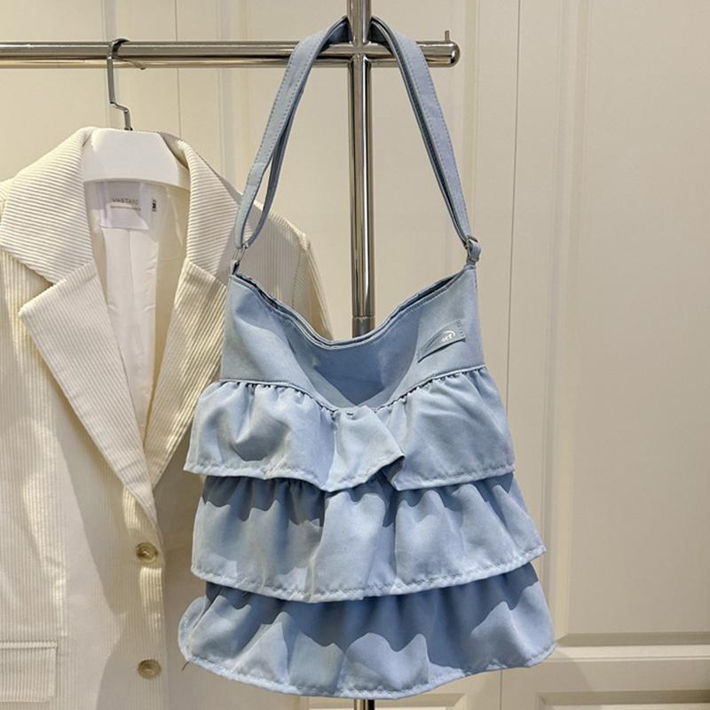 Модная большая сумка через плечо с боковым ремнем, портативная повседневная сумка-тоут, сумка на плечо, летние женские сумки-ведра AVE