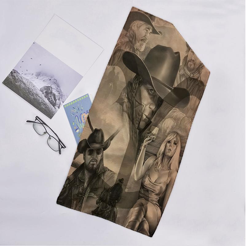 Denim Yellowstone Fashion Beach Towel: Ideal for Summer Adventures Soft, absorbent and quick drying suitable for swimming and bathing