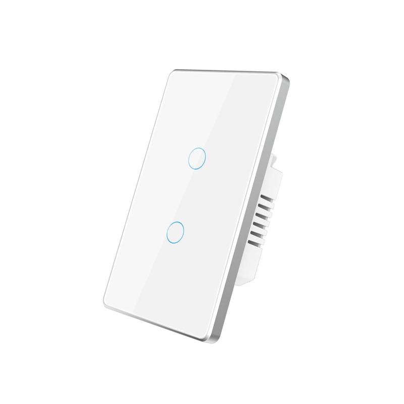 LangYeao Smart Home 1/2/3/4 Gang Touch ZigBee Wall Switch High Grade Aluminum Frame ABS Remote Control No Neutral NO Capacitor