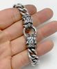 Sheen666 Bulldog Double Silver Bracelet