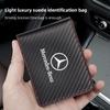 Car Driver License Storage Bag Wallet ID Card Protective Sleeve For Mercedes Benz AMG W205 W203 W206 Interior Mouldings JSTJT-BE BG1