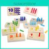 Математическая деревянная вставка-пазл с игрушкой для подбора цветов для образовательных детей