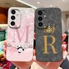 Чехол для Samsung Galaxy S25 Ultra Чехол для Samsung S25 Plus Модный Милый Чехол с Буквами на Задней Панели Для Samsung S 25 Ultra S25+ Корпус Телефона