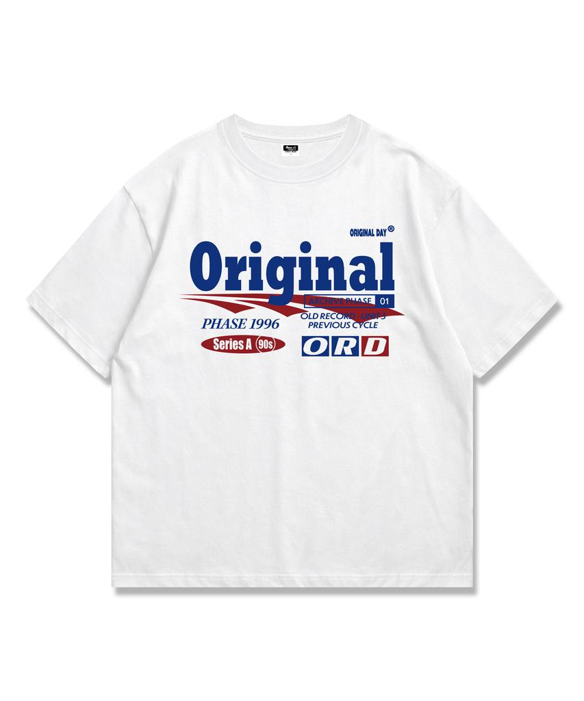 ORIGINALDAY Original Phase Short Sleeve T-Shirt Oversized Unisex White