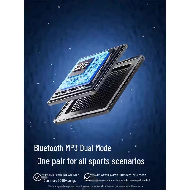 Водонепроницаемые Bluetooth-наушники с костной проводимостью SANAG B33S