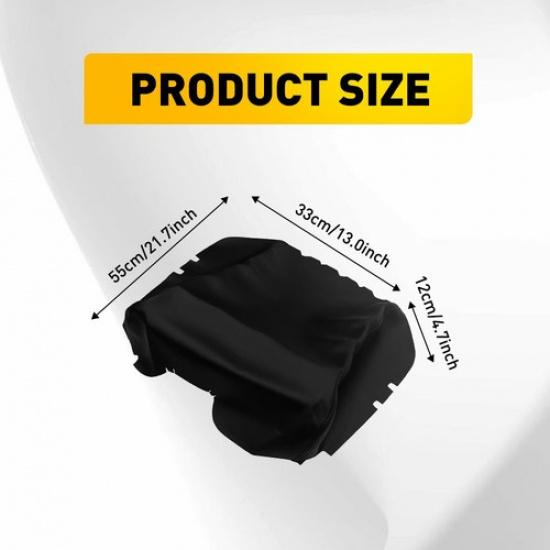 Black Armrest Center Cover Skin Console Lid For Leather 2007-2013 Toyota Tundra