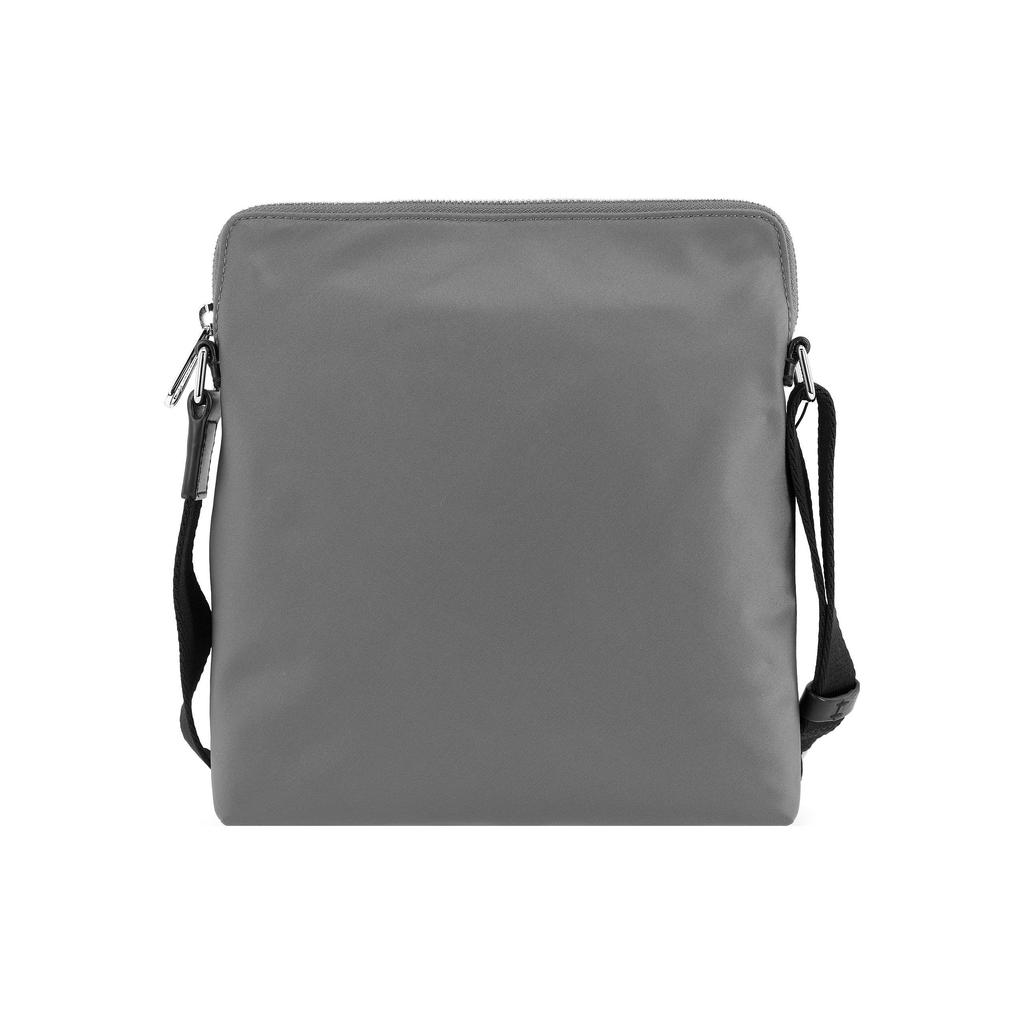 Burberry Logo Print Leather Crossbody Shoulder Bag Men bags Charcoal-Gray 80528701