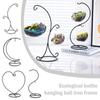 Double Hook Iron Display Stand S-shaped Ecological Bottle Stand Heart-shaped Flower Stand Plant