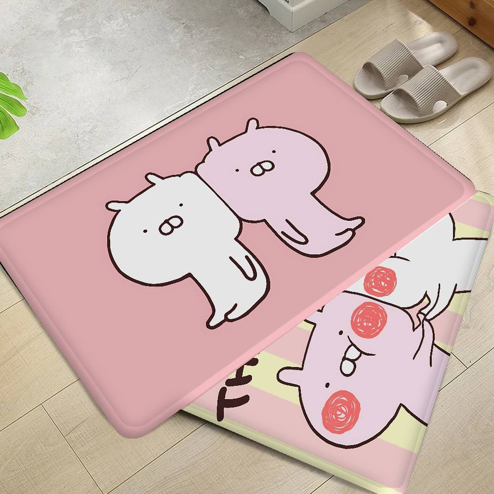 Character U-Usamaru Entrance Door Mat Nordic Style Home Doormat Bathroom-Toilet Mats Bedroom Hotel Decor Mat