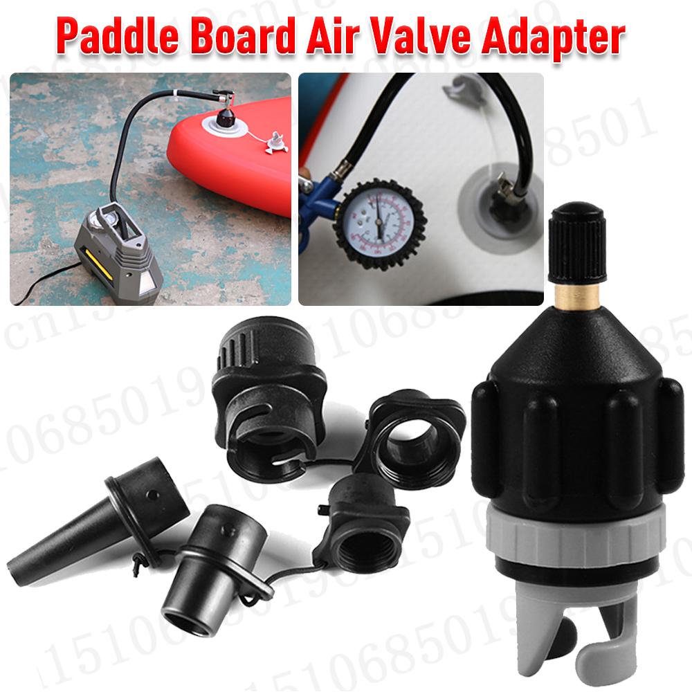 1set SUP Surfboard Air Pump Adapter Inflatable Stand Up Paddle Board Rubber for Kayak Valve Tire Compressor Converter Surfing No 7