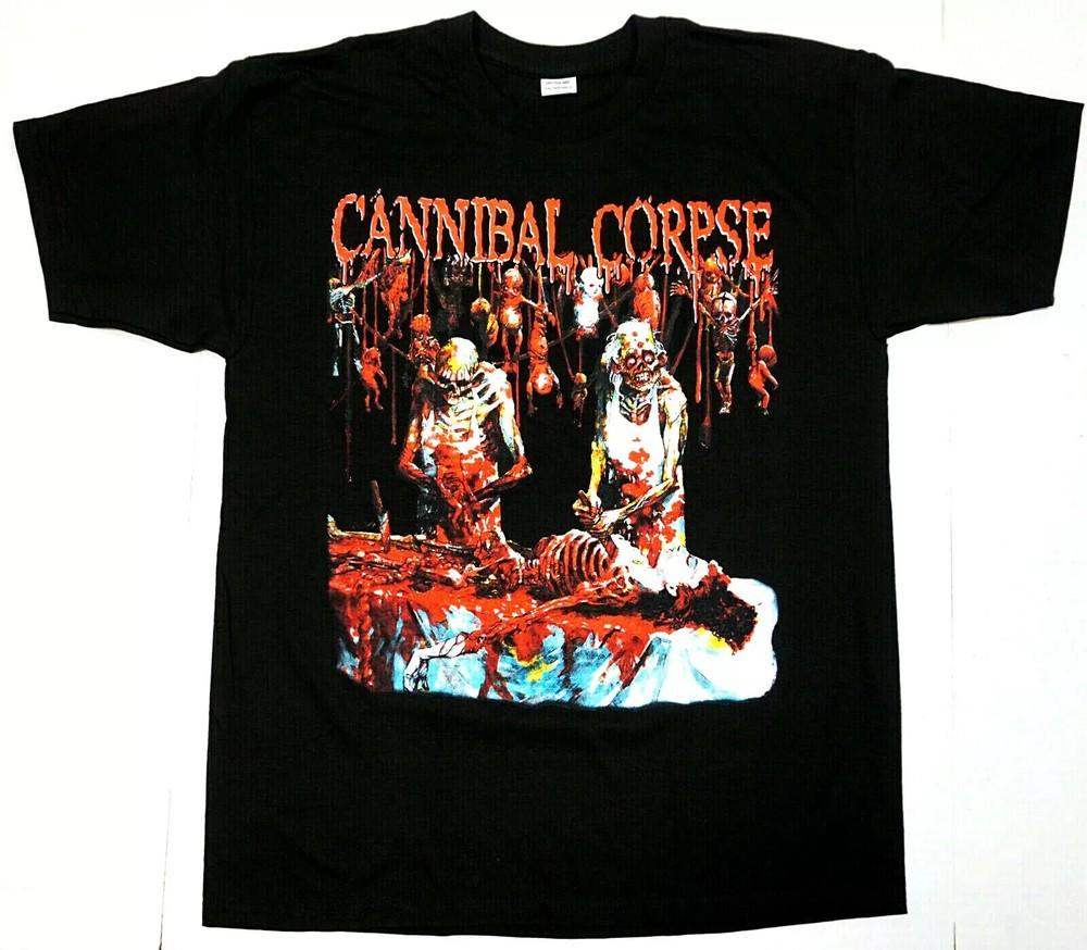 Cannibal Corpse Смертельный Металл Футболка Мужская 100% Хлопок Черная Новая Унисекс Футболка