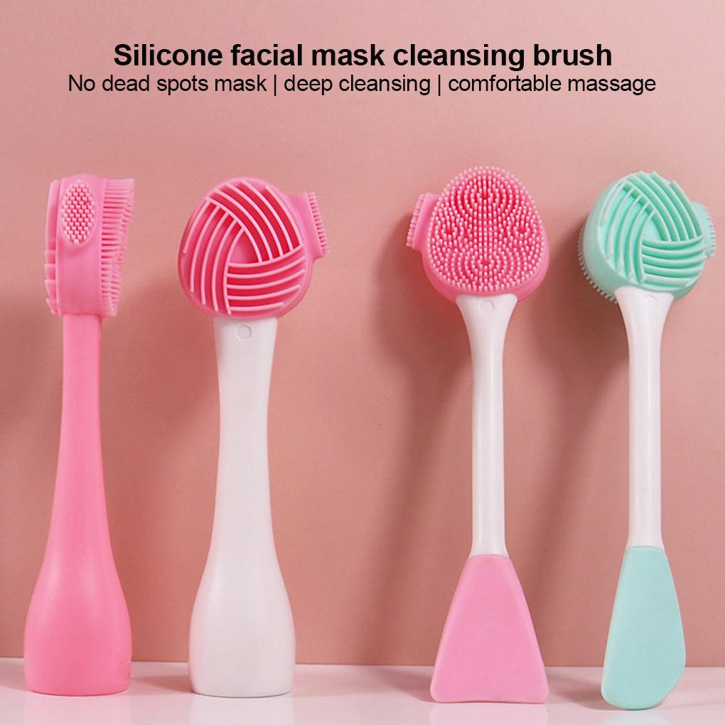 Щетка для очищения лица Силиконовая массажная щетка для лица Отшелушивающее очищающее средство для лица