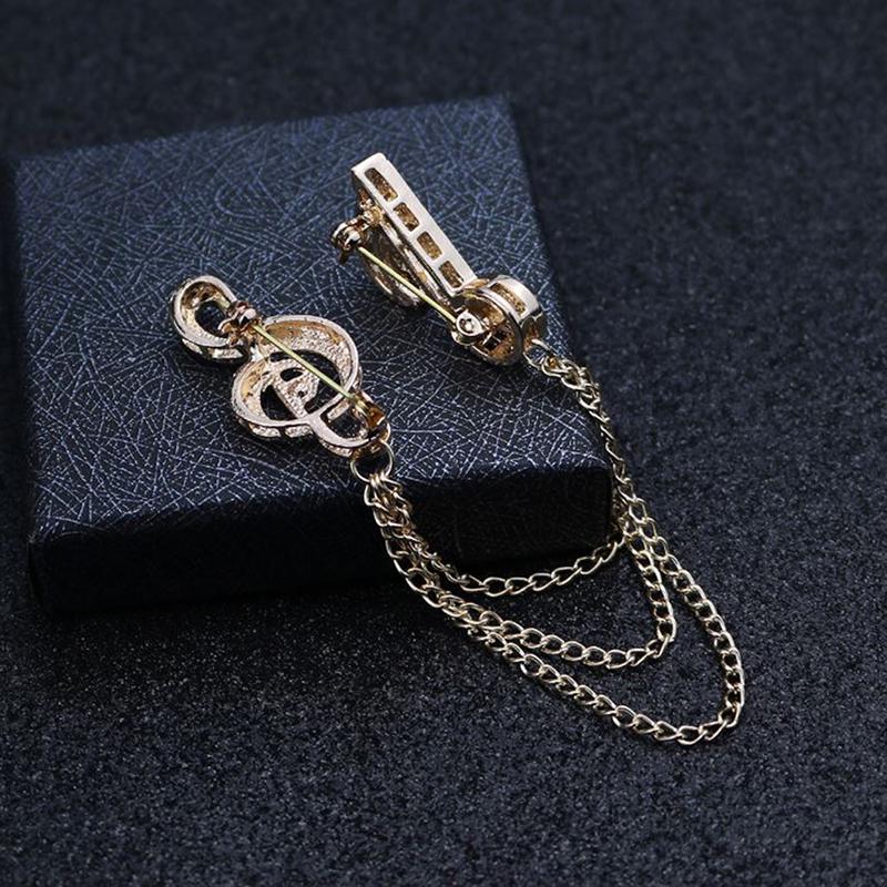 Цепочка с кисточками, музыкальные ноты, брошь, булавка на лацкан, значок унисекс, броши, ювелирные изделия