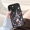Модный силиконовый чехол для телефона с цветком для iPhone 16 11 12 13 14 15 Pro Max XS Max X XR 7 8 15 Plus SE 2022 женский мягкий защитный чехол для объектива камеры