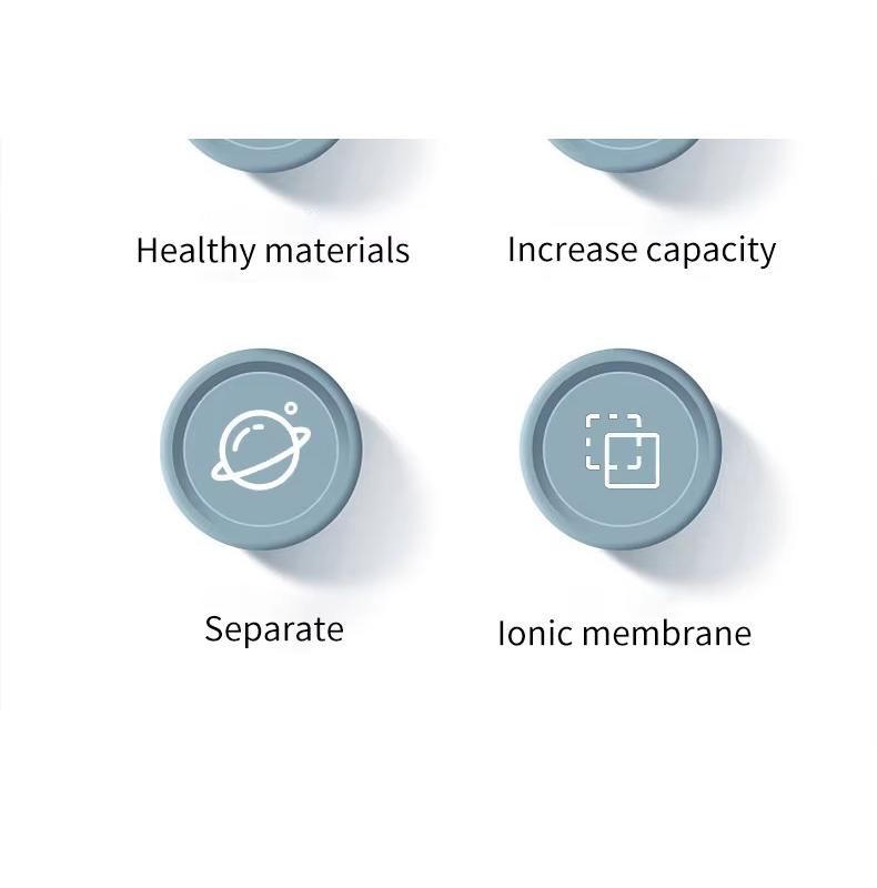 Генератор водородной воды 1500 мл, щелочная энергетическая стеклянная бутылка, ионизатор анионовой воды, анти-USB, H2, здоровая умная чашка