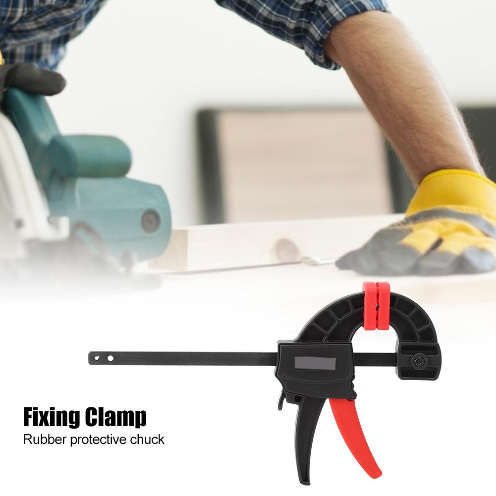 Деревообрабатывающий зажим Сверхпрочный Быстрозажимной F-образный зажим Клипса Деревообрабатывающие аксессуары 6 дюймов