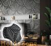 3D Panel Mold for Gypsum, Plaster or Concrete Tile for Decorative Wall Panels 'Flora'