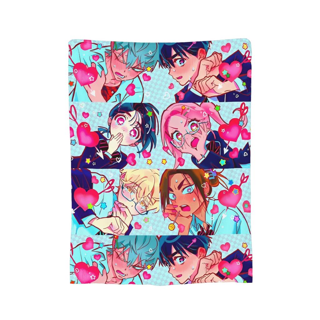 Инопланетная сцена Аниме Плед Фланелевый Мизи Суа Тилл Иван Хюна Лука Легкий Накидной Плед для Путешествий на Самолете Постель Коврик