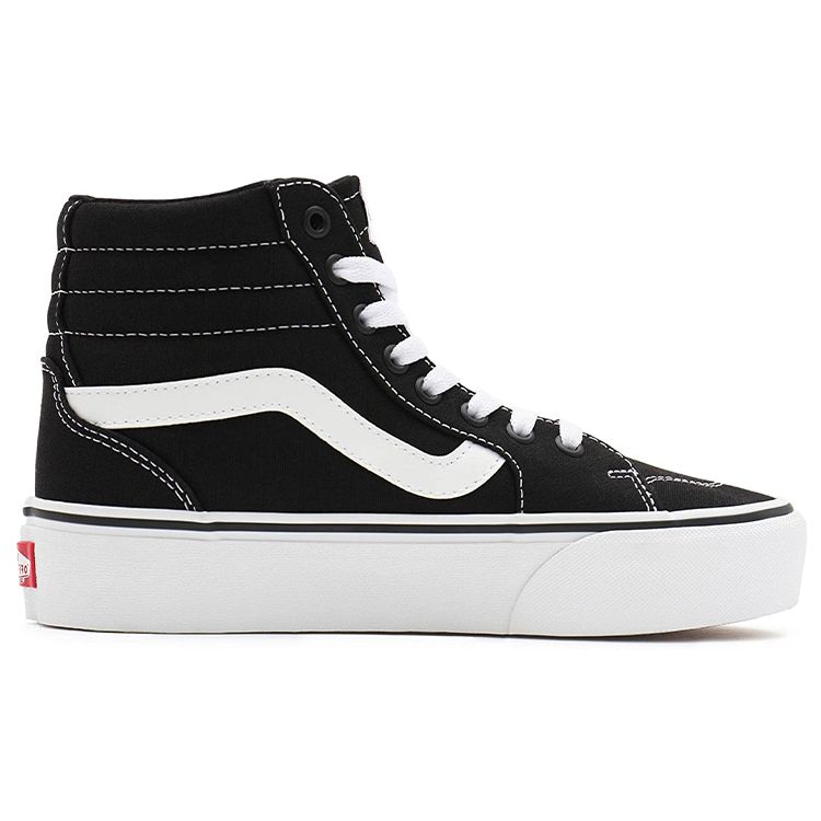 Vans Filmore Hi Повседневные высокие кеды для скейтбординга Женские кроссовки Черные VN0A5EM7187