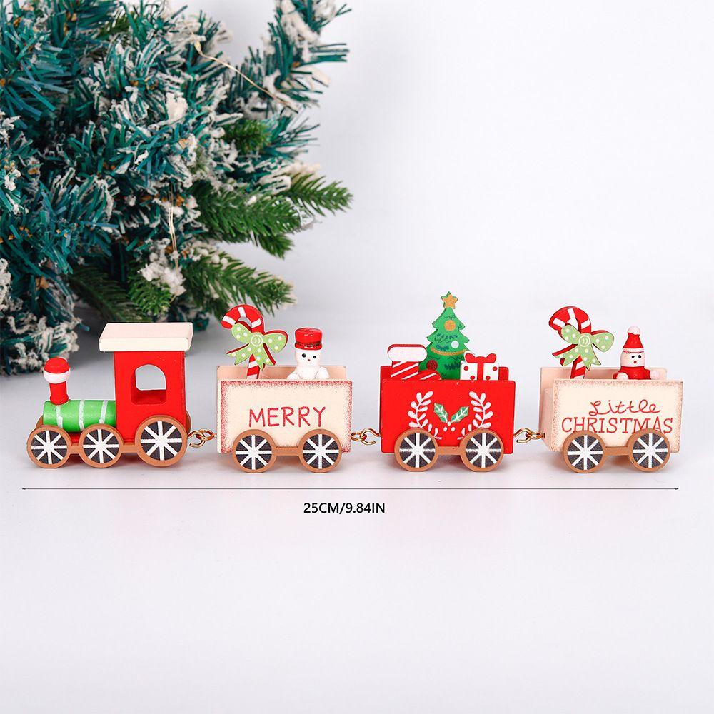 Multicolor Christmas Hanging Pendant Festival Train Christmas Decoration New Year Decor