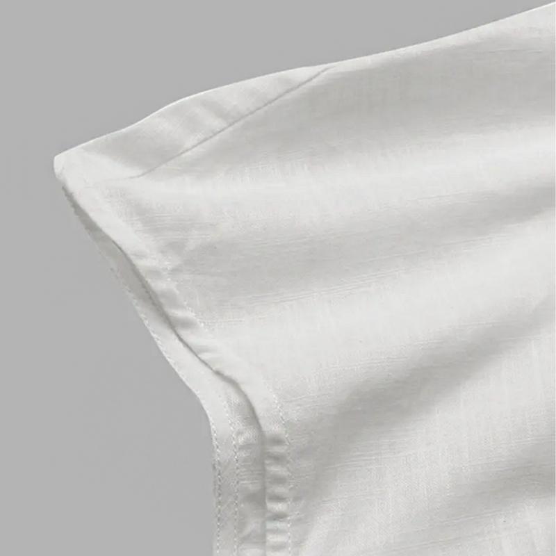 Celmia Women Summer Blouses 2023 Fashion Cotton Linen Blusas Lightweight White Shirt Casual Chic Tunic