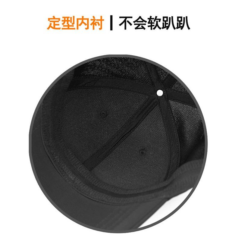 Fully Sealed Hat Men's Baseball Cap Big Head Circumference Sealed Cap After Spring and Autumn