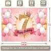 Birthday Celebration Party Banner, Polyester Background Decor for Home Room Wall and Props