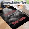 Custom Text Printed Rug Led Zeppelin Non Slip Floor Carpet For Home Room Decor