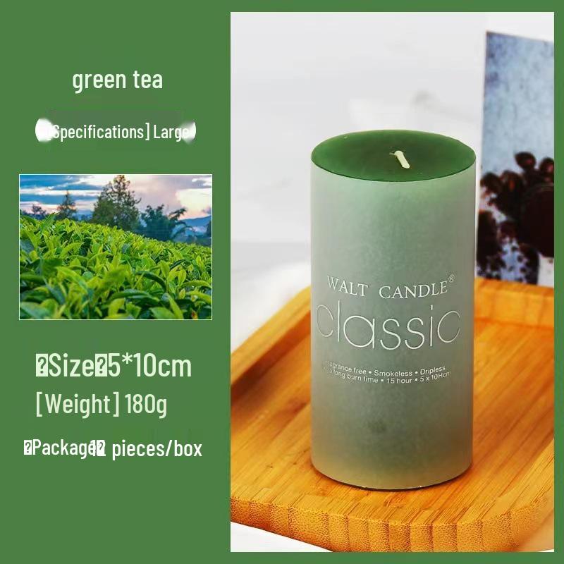 Красочные цилиндрические ароматические свечи - Бездымные для экстренных случаев, свадеб, дней рождения и украшения церкви или отеля