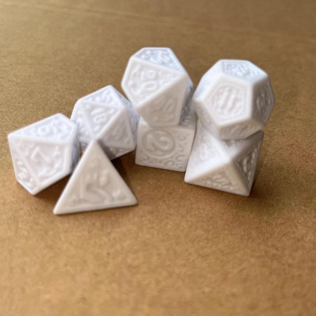 7 шт./лот, многогранные игральные кости из смолы D&D D4 D6 D8 D10 D% D12 D20, многогранные игральные кости TRPG, настольные игры