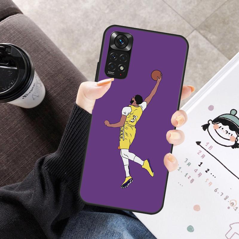 Чехол для телефона с изображением баскетболиста для Redmi Note 10 Pro, для Redmi Note 9 8 11 Pro 11S 10S 9S 8T 9A 10A 10C