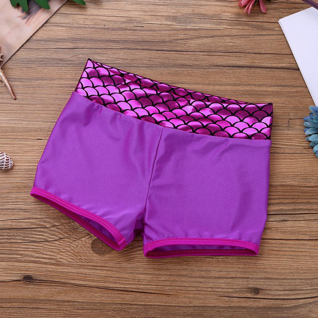 Гимнастический комплект для девочек: топ и шорты с блёстками