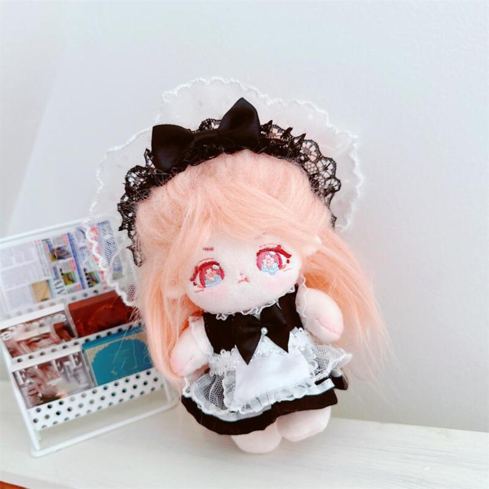 Headwear 10cm Cotton Doll Clothes Maid Dress Idol Dolls Dress Children's Gift
