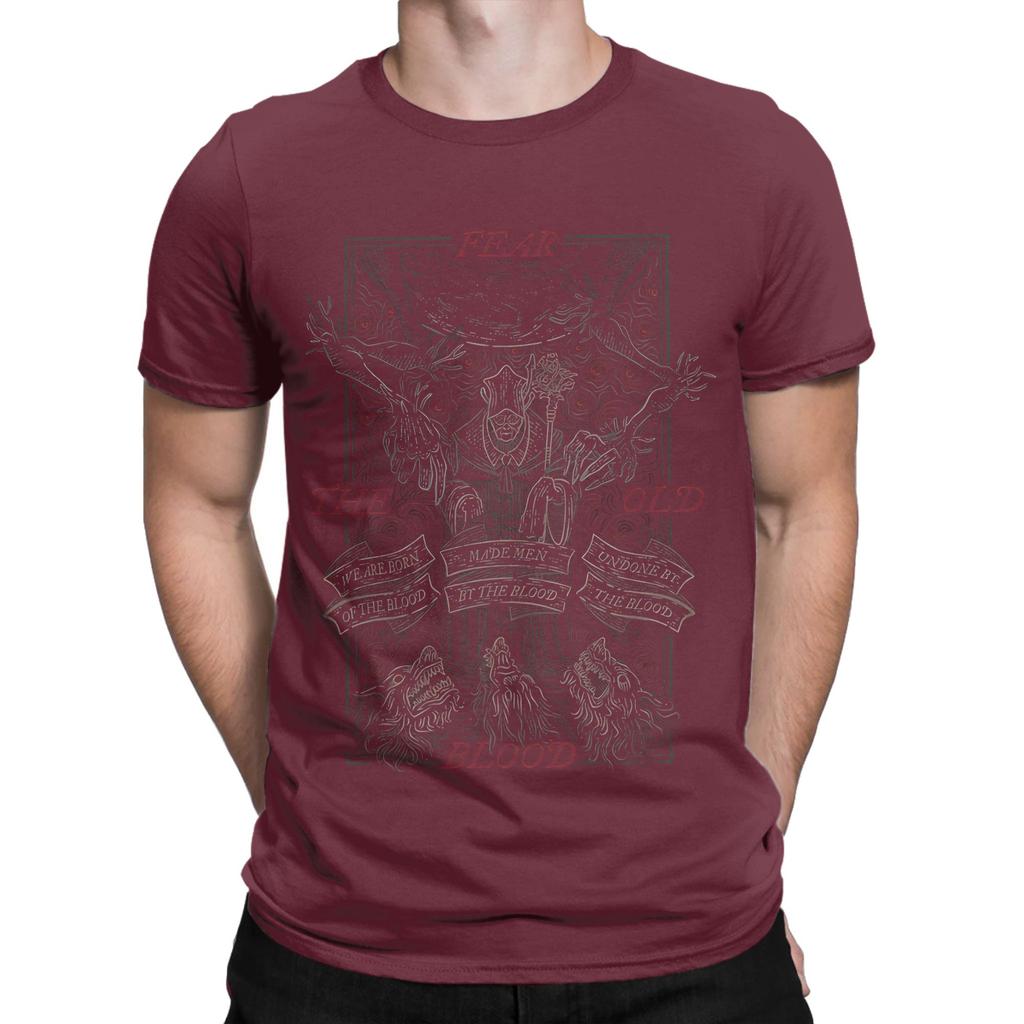 The Old Blood Poster Funny Graphic 100 Cotton Tshirt Bloodborne Tees Tops For Unisex