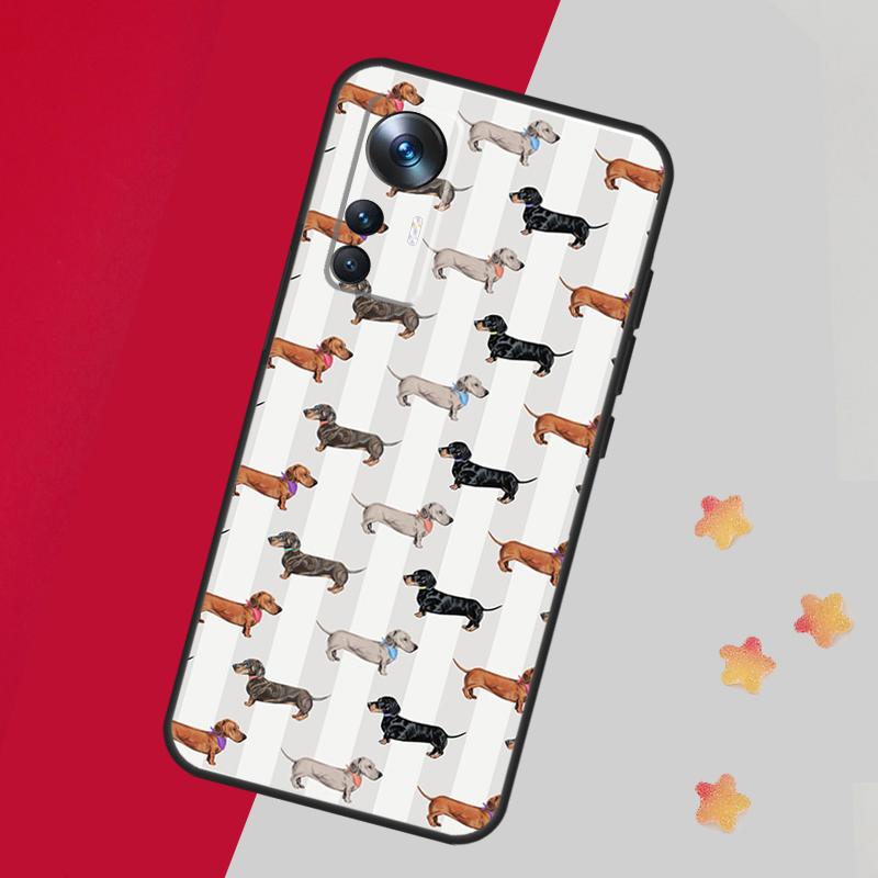 Cute Dachshund Dog Hot Case For Xiaomi 13 14 Pro 13T 12T 11T 12 Lite 12X POCO X5 X3 F5 Pro F4 X4 M5 M5s F3 Cover