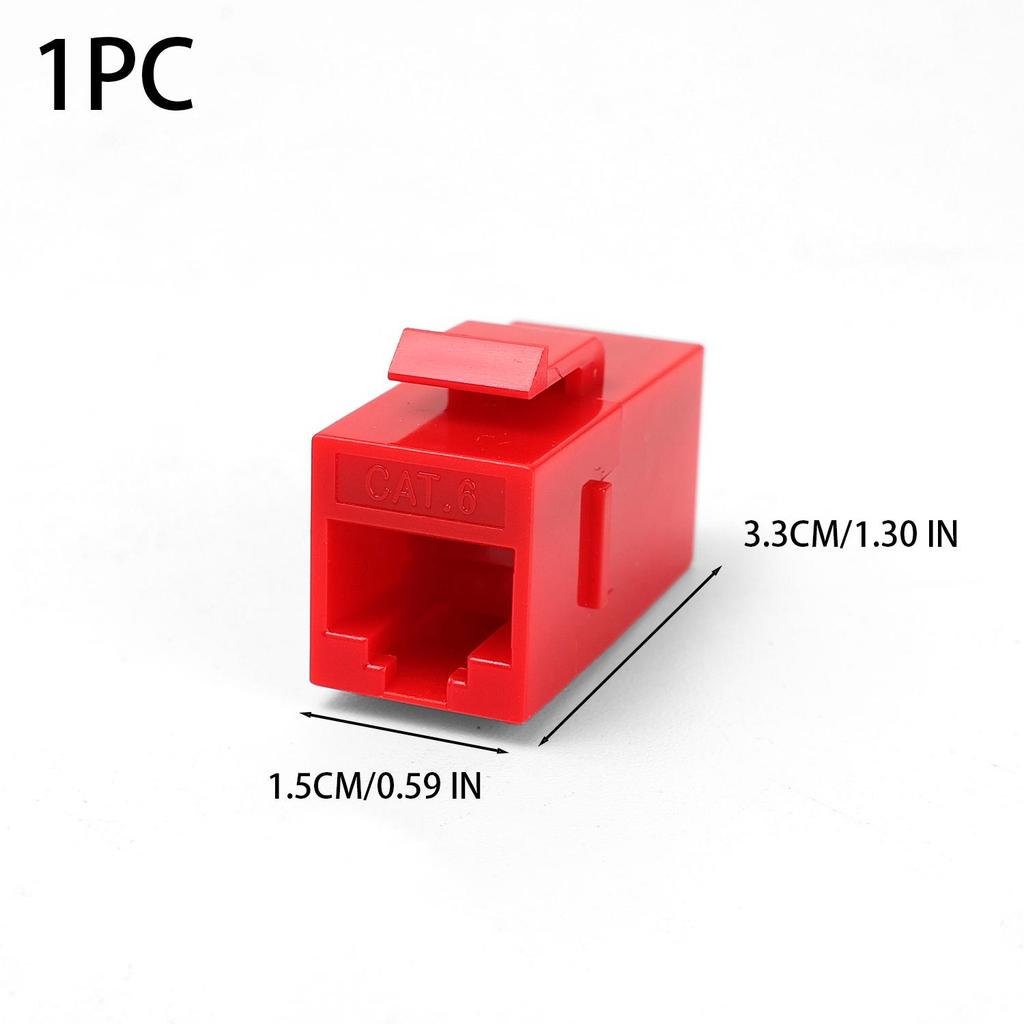 Для RJ45 CAT6 Keystone Муфта Гнездо-Гнездо Вставка Прямая Муфта CAT6 Keystone Цветной Сетевой Прямой Соединитель
