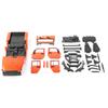 313mm Wheelbase Open Car Body Shell Accessory Fit for SCX10 90046 1 10 RC Car ModelOrange