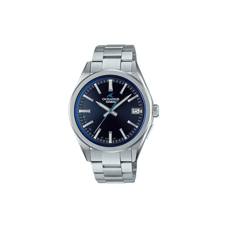 Часы Casio Oceanus (OCW-T200S-1AJF) с Bluetooth, Радиоволновое, Питание от солнечной батареи, Серебристый (Официальный японский продукт) для мужчин