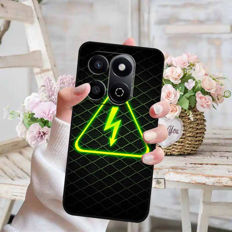 Мягкий силиконовый чехол для Honor X7c 4G 5G Чехол Кот Расписной Красивая задняя крышка для чехла телефона Huawei Honor X7C 5G HonorX7C ТПУ Пара