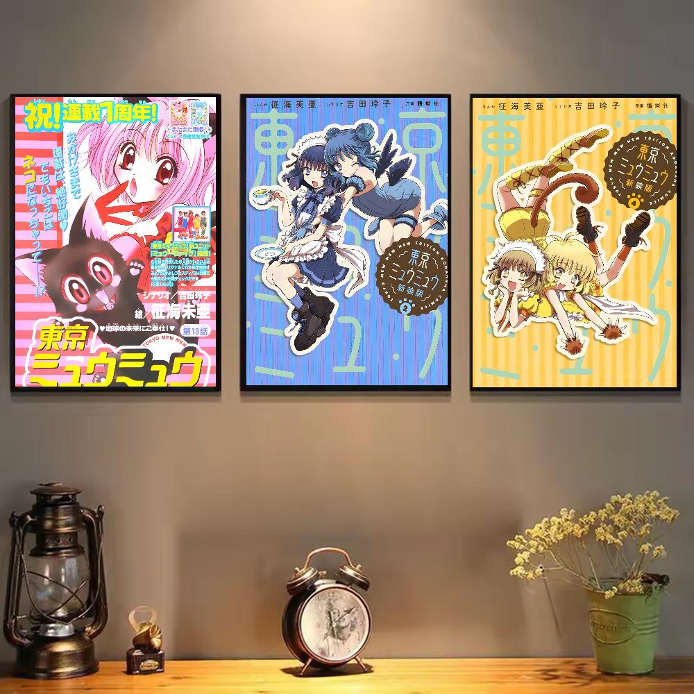 Токио мяу мяу аниме Постер HD арт липкий на стену водонепроницаемый дом гостиная спальня бар эстетичное украшение