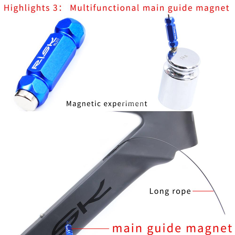 Bike Internal Cable Routing Tool Steel Bike Replaceable Wire Shifter For Mountain Road Bike