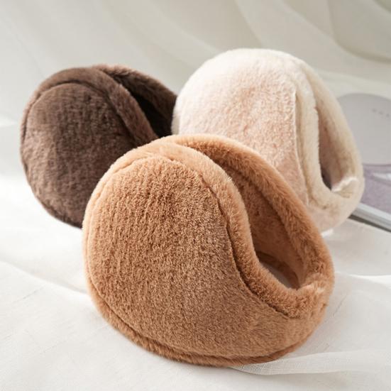 Yousheng Зимние наушники Толстые плюшевые Ветрозащитные Морозостойкие Защита ушей для улицы Наушники для работы на улице