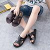 Fashion Men's Summer New Sandals and Slippers Male Thick-soled Leisure Beach Shoes Non-slip Open-toe Breathable Sandal Zapatillas Hombre