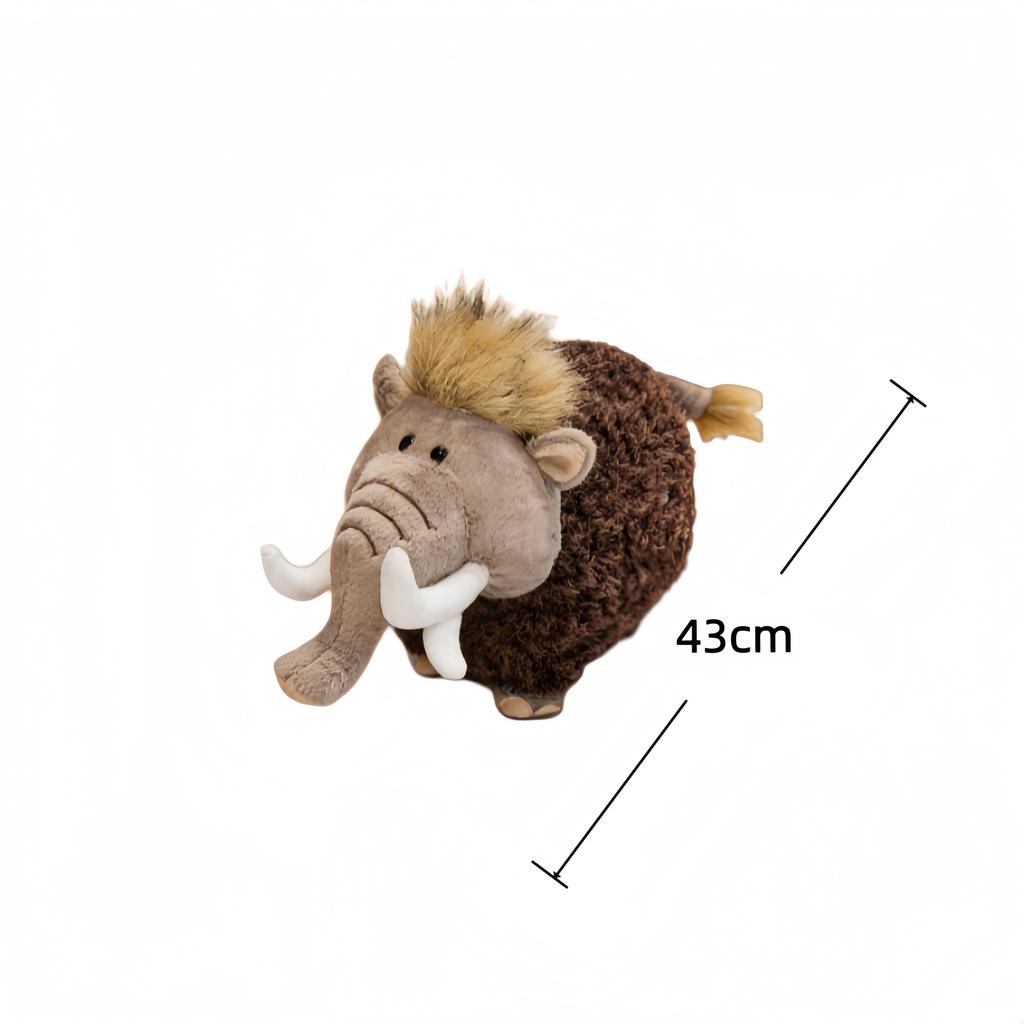 Elephant Plush Toy Simulated Mammoth Squishy Stuffed Doll Adorably Room/Desktop Decor Toy Accompany Sleep Toy Birthday Gift